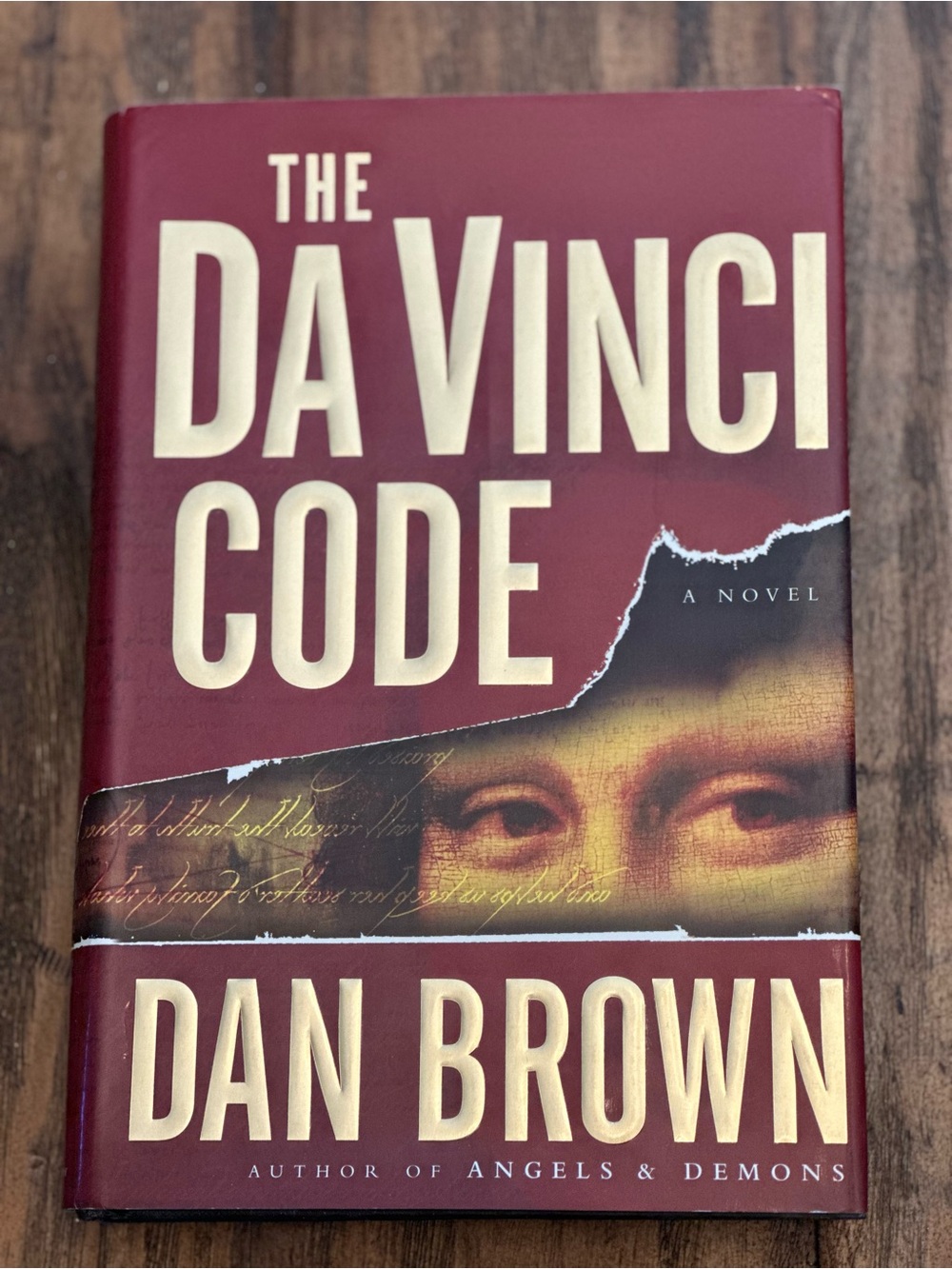 Dan Brown The Da Vinci Code Hardcover Book - Maroon
